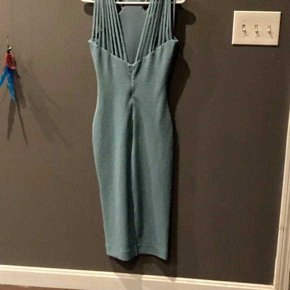 Dress the Population size small Gwen midi sexy bodycon fit excellent condition - Picture 3 of 7
